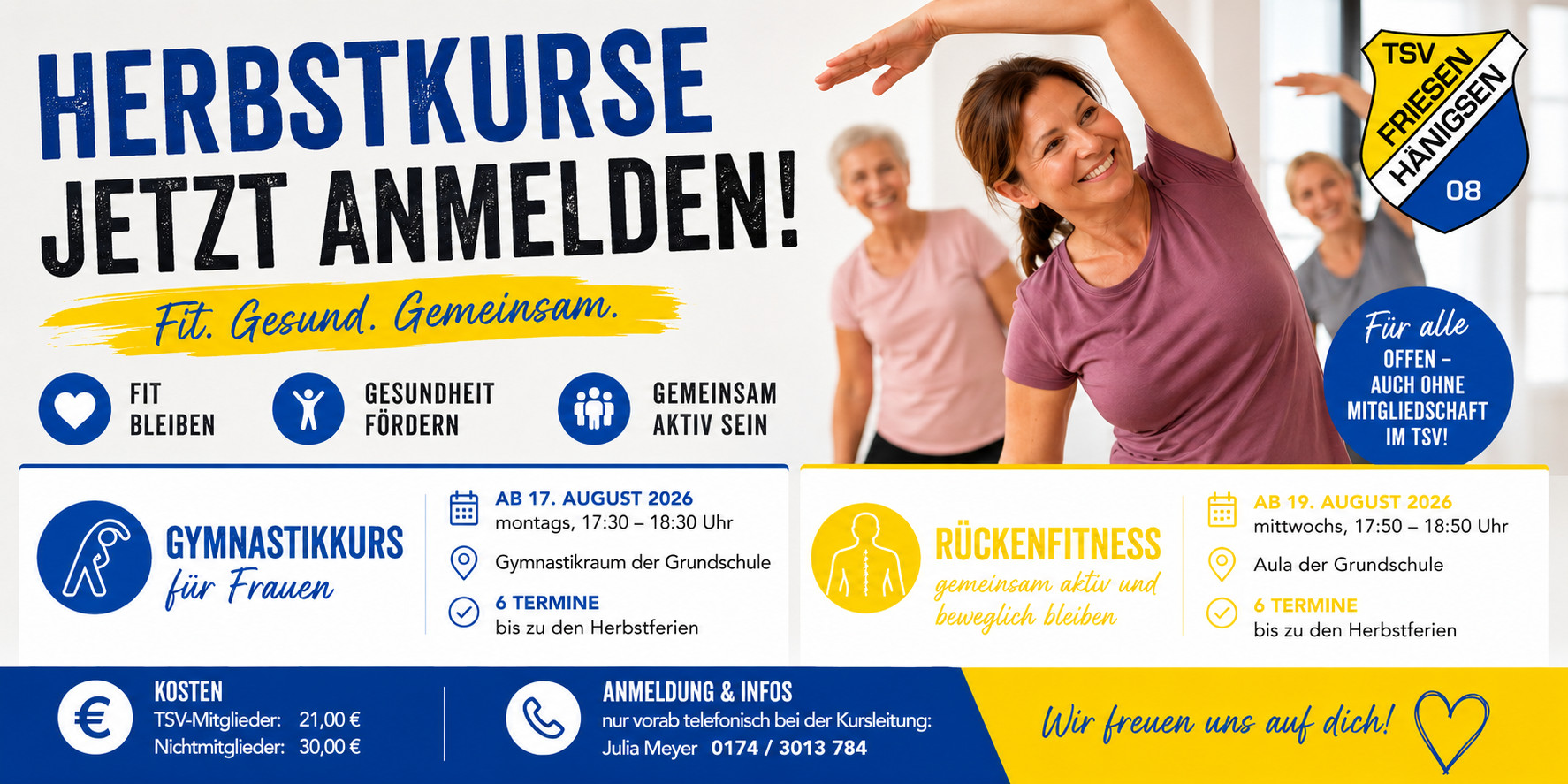 Neue Herbstkurse 2026 – Jetzt anmelden!